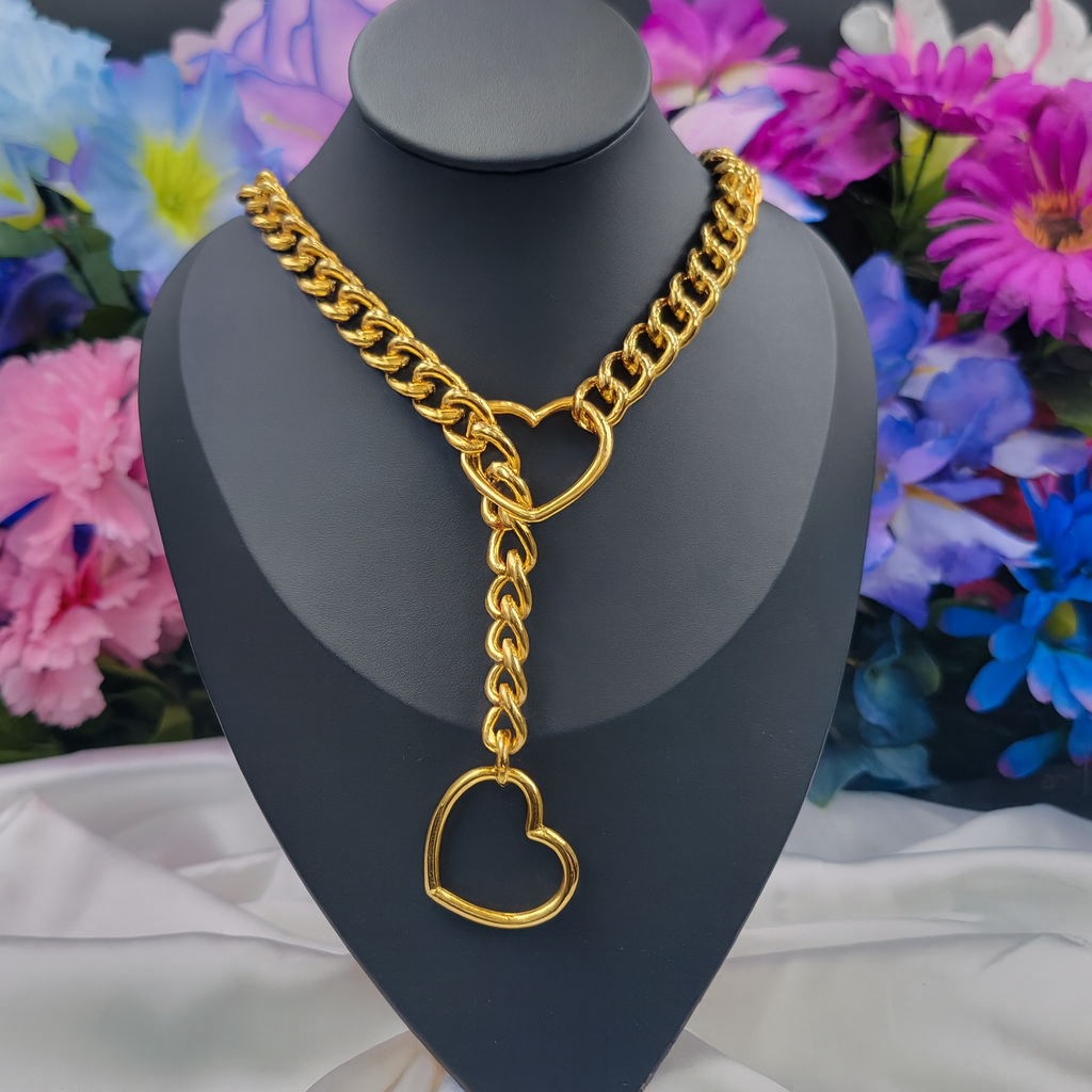Heart Ring Slip Chain