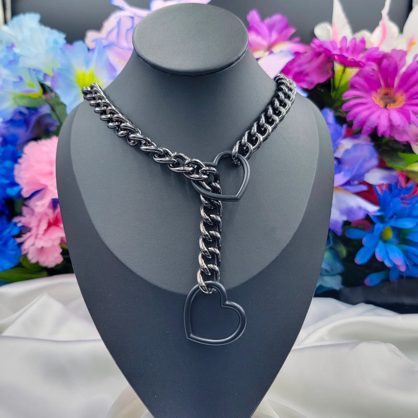 Heart Ring Slip Chain