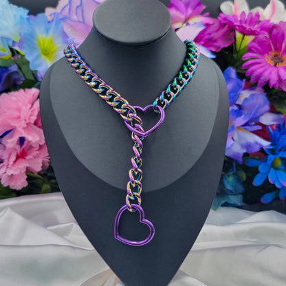 Heart Ring Slip Chain