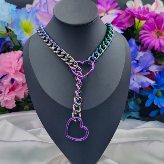 Heart Ring Slip Chain