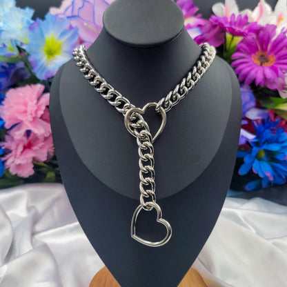 Heart Ring Slip Chain